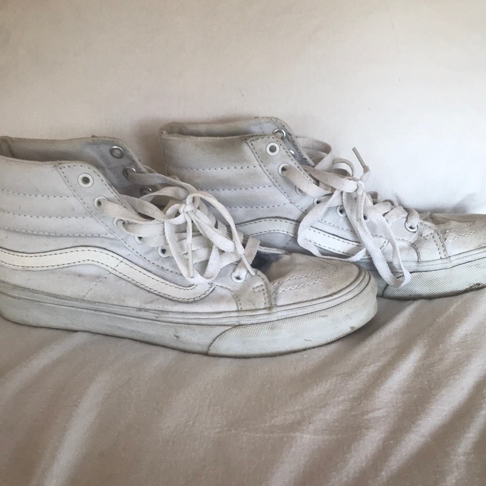 White High Top Vans